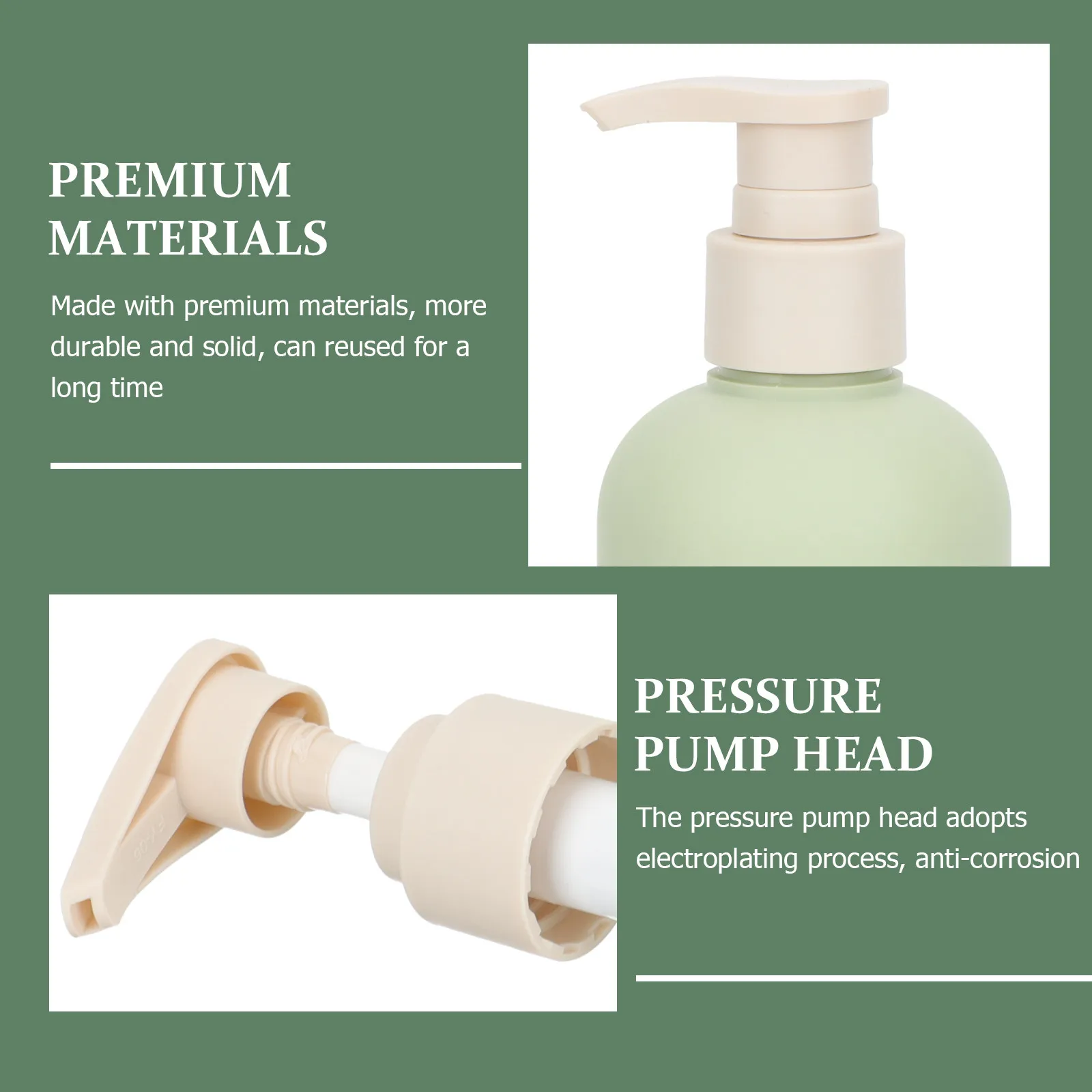 

Набор из 4 флаконов-дозаторов для шампуня и лосьона: тонкая работа, легкий вес, удобная ручка, легко нажимать, для дома и путешествий