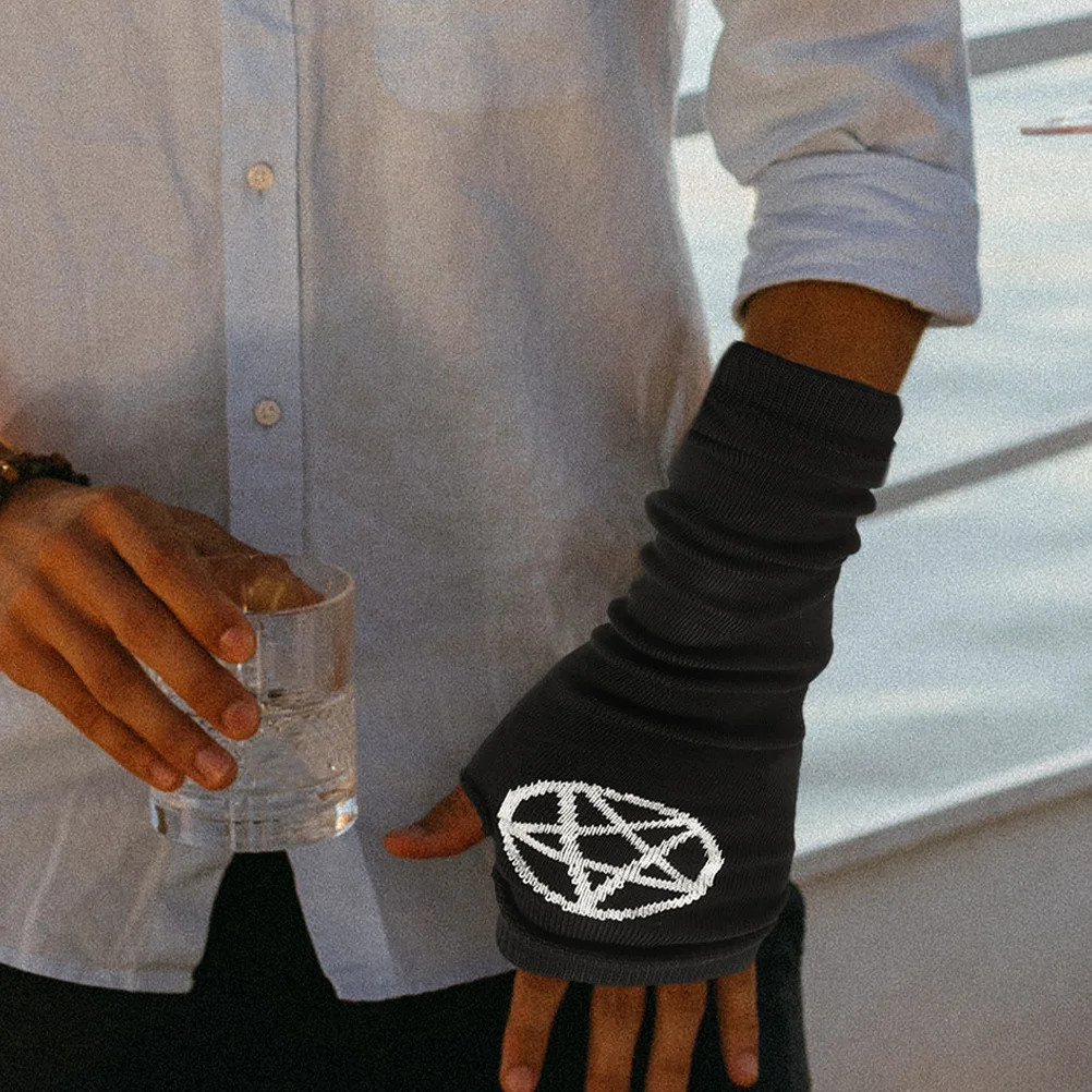 

3Pair Ninja Fingerless Gloves Japanese Style Half Finger Breathable Cosplay Costume Arm Warmers Arm Warmers Crochet Gloves