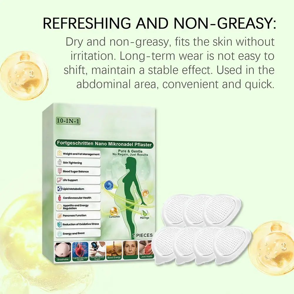 

2026 Advanced Natural Herbal Slimming Patches Breathable& Comfortable Boost Fat Metabolism for All Skin Types&Daily Body Shaping