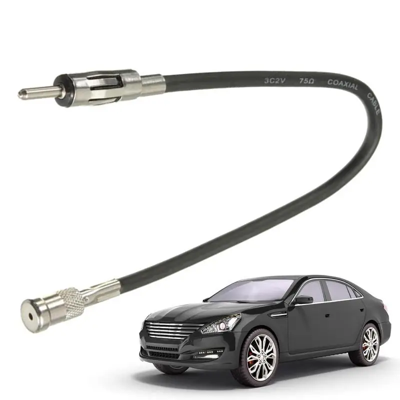 Antenna Adapter Cable DIN Male To ISO Female Auto Antenna Connector Cable For Car Stereo Antenna Adapter