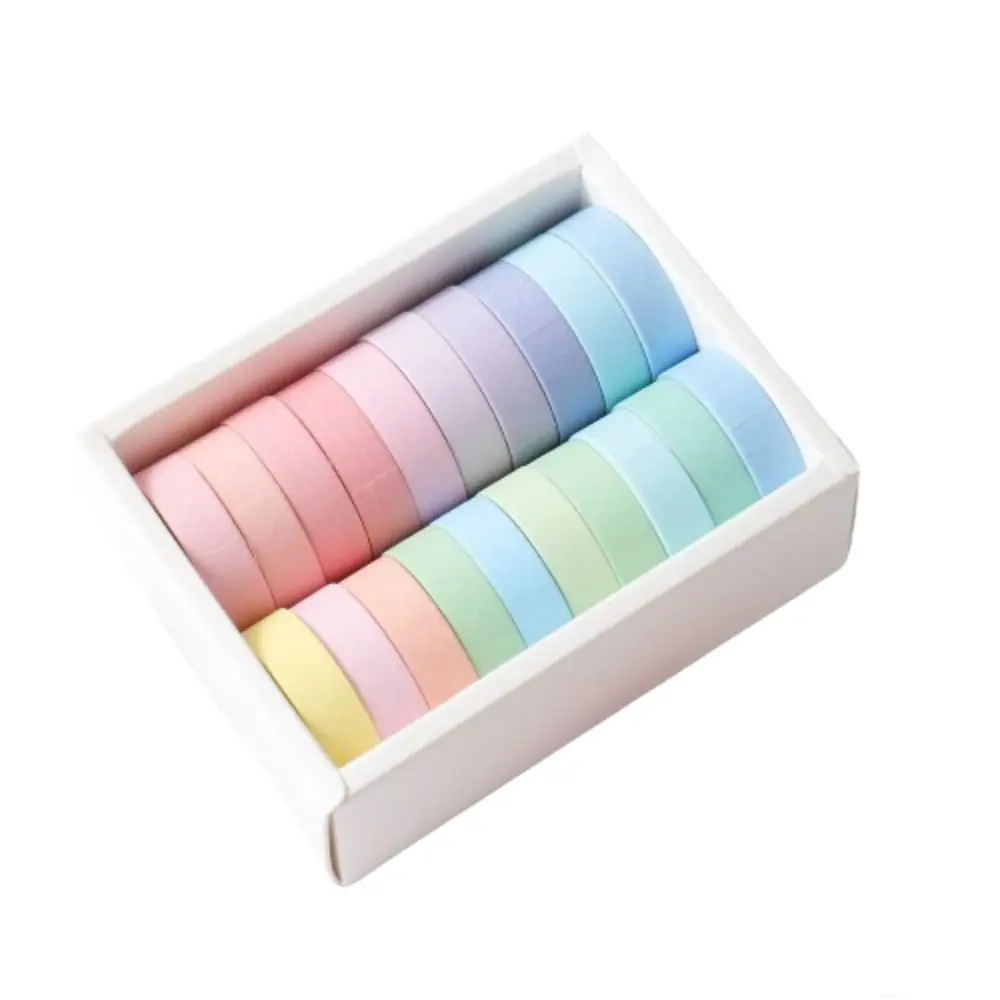 

DIY Arts Crafts Thin Masking Tape Multiple Colors Gift Wrapping Tape Set Handbook Tape Decoration Decorative Tape
