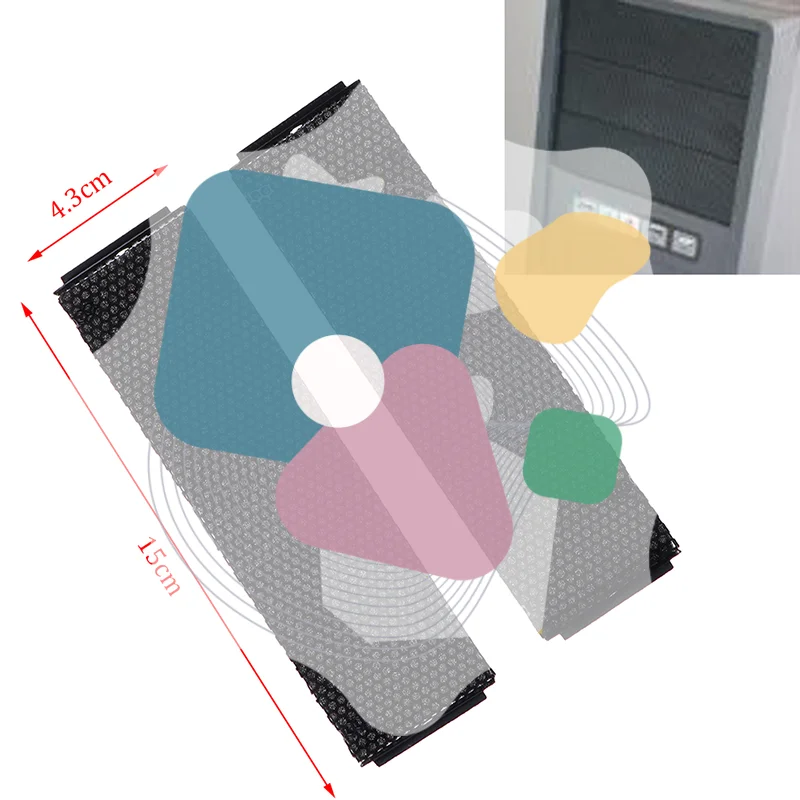 

2PCS Optical Drive Chassis Front Panel Bracket Baffle with Dustproof Sponge