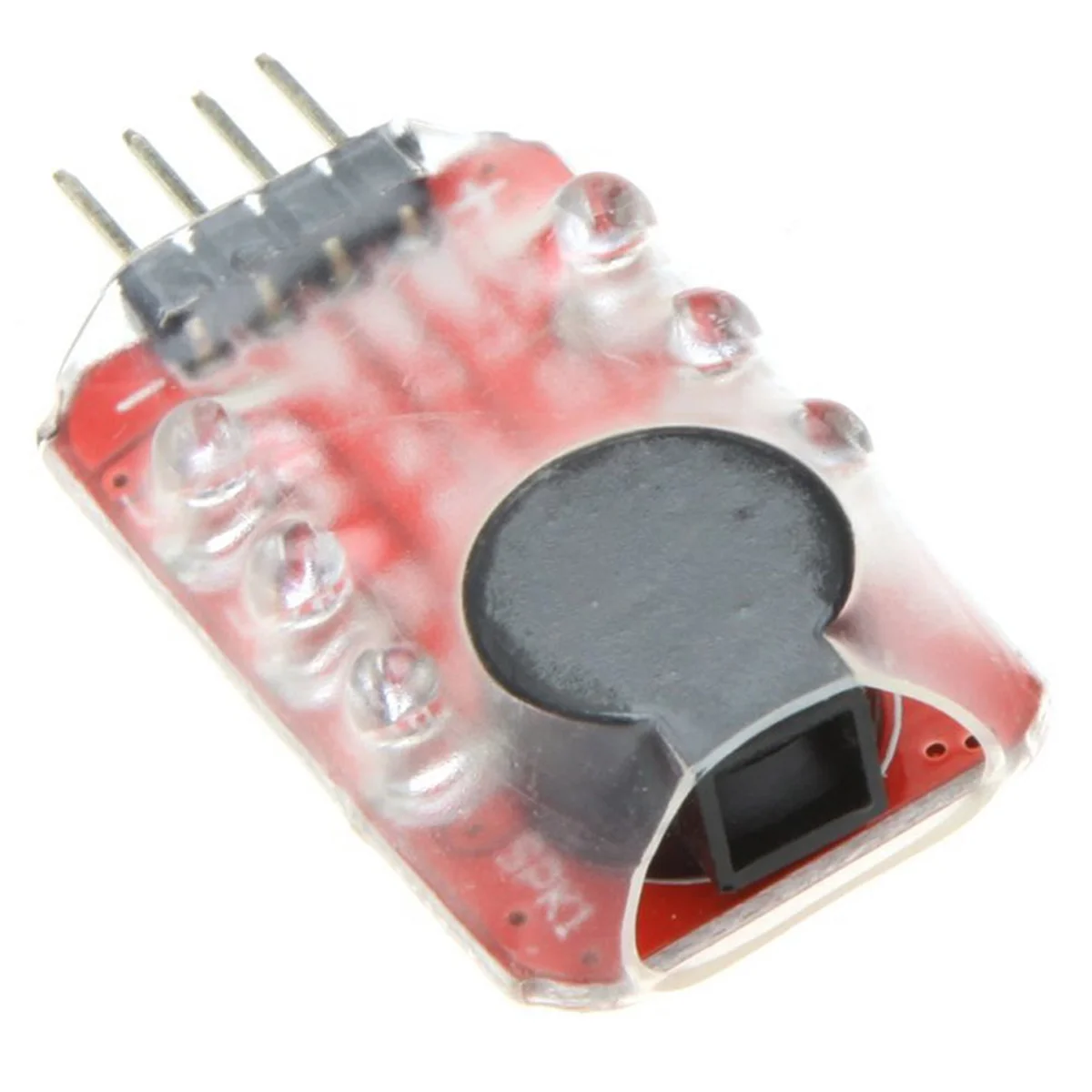 ELECT-5X Loud Hailer Lipo Battery Voltage Alarm Display Checker 2-3S LED Display For RC Helicopter Quadcopter Car Battery