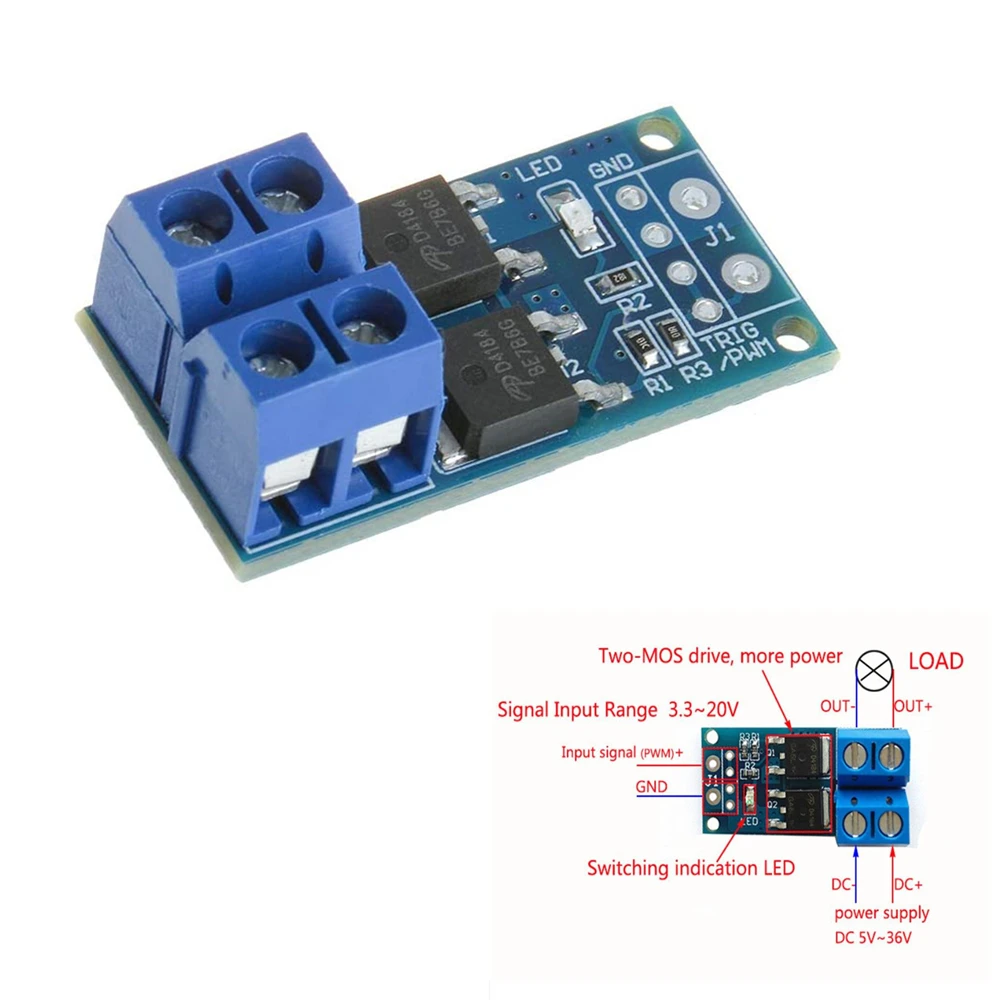 400W 15A PWM Trigger Switch for Motor