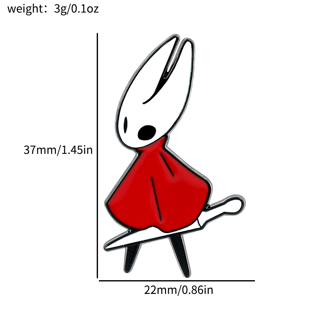 Game Hollow Knight Cute Enamel Pin Cartoon Metal Brooch Jewelry For Women Men Anime Badges on Clothes Accessories Gifts