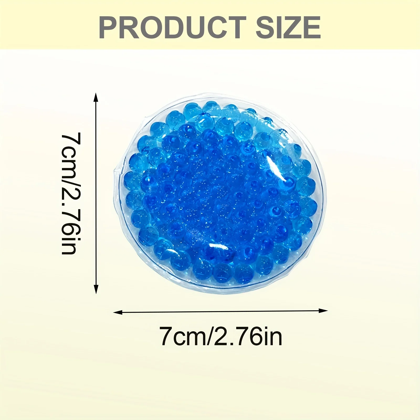 Paquete de compresas reutilizables en frío y caliente: cuentas de gel de compresa en frío multiusos de doble temperatura para cara, manos y pies