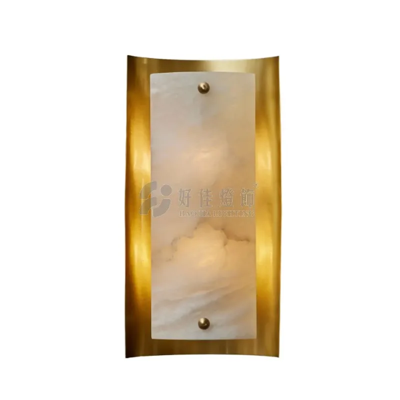 

Modern living room background wall light luxury wall lamp designer model house villa bedroom aisle long pole sales department wa