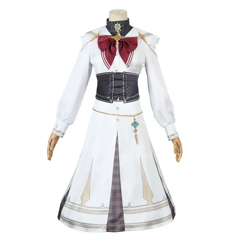 بدلة أنيمي Aia Amare Vtuber Nijisanji ILUNA زي جميل زي تنكري لحفلة الهالوين زي لعب الأدوار MN3