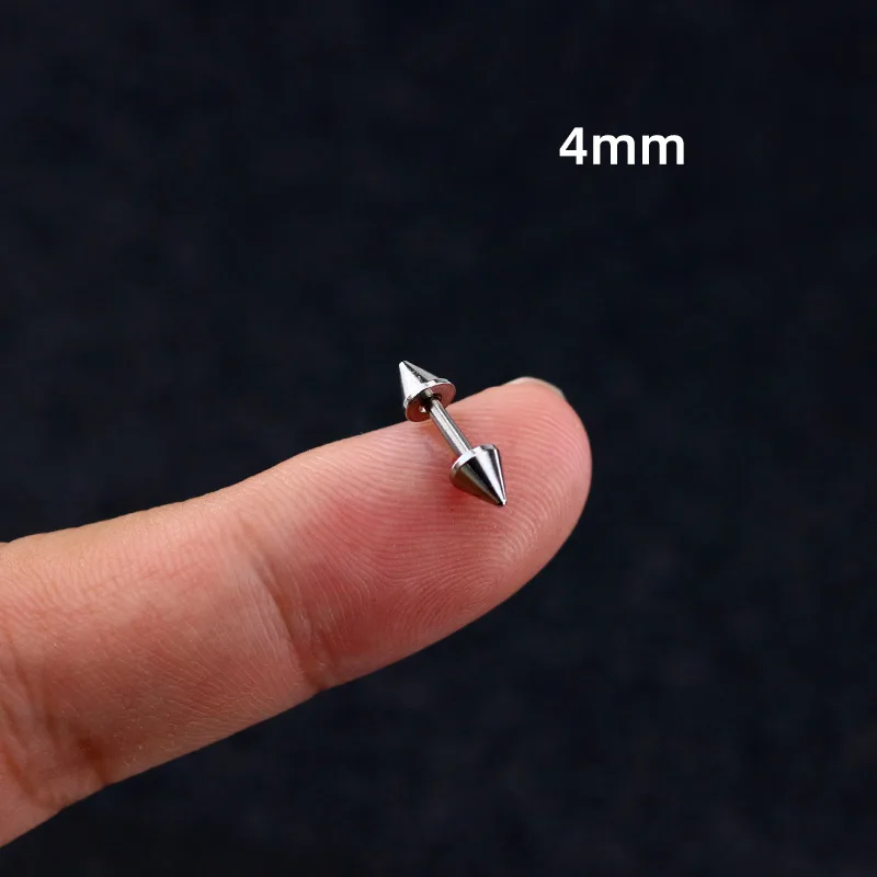 1 زوج من الفولاذ المقاوم للصدأ سبايك / C- على شكل / ملتوي S أقراط للرجال النساء البنك القوطية غضروف الأذن ثقب المجوهرات