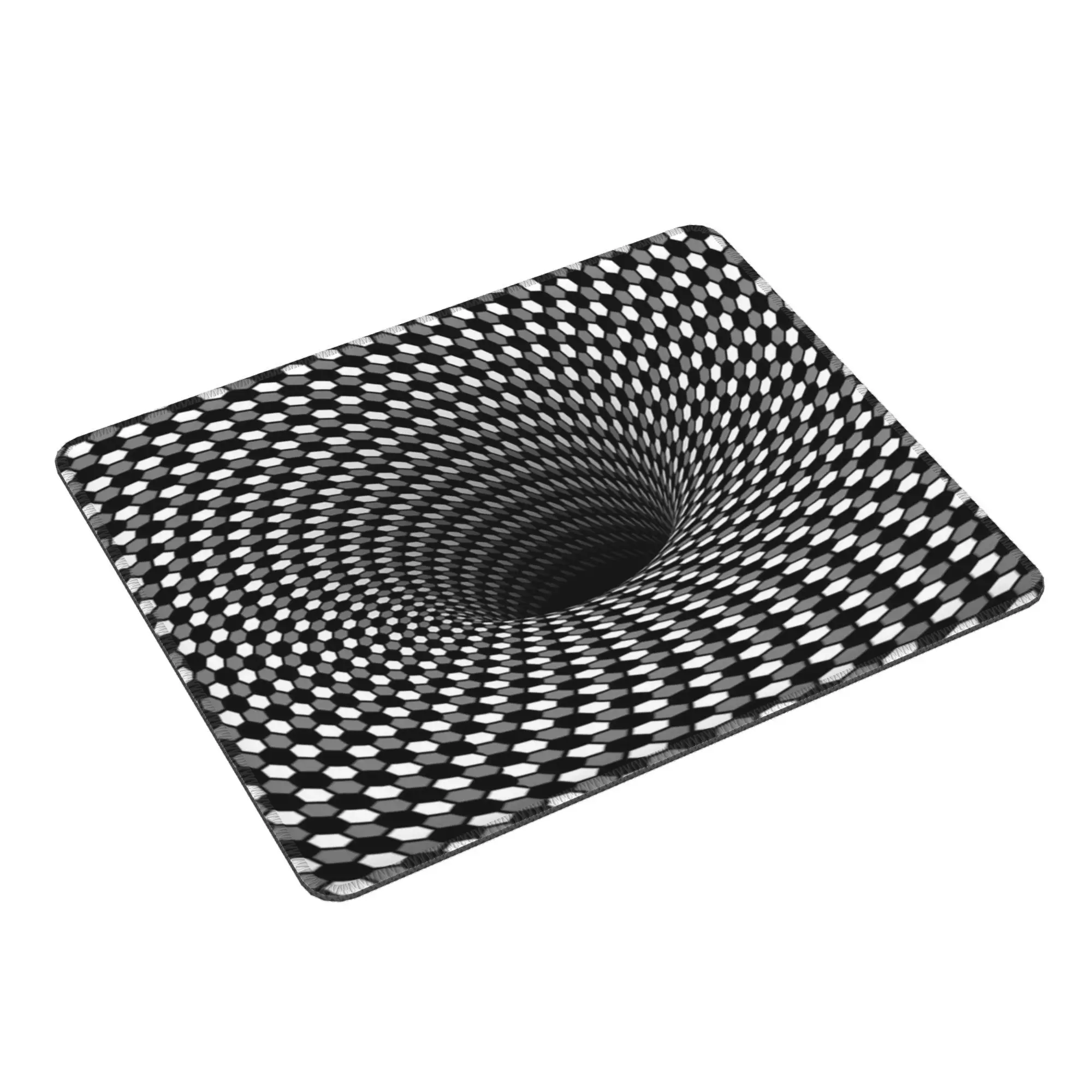 Optical Illusion Hexagon Honeycomb Mouse Pad Computer Keyboard Mouse Mat Gamer PC Laptop Desk Mat Office Accessories Table Mats