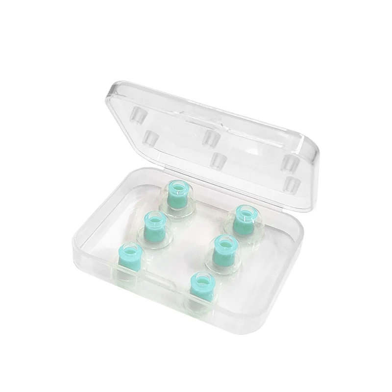 Liquid silicone Universal Silicone Earphone Eartips anti slip soft Ear tips for In-ear IEM Earphone Bluetooth Earbuds (3 pairs)