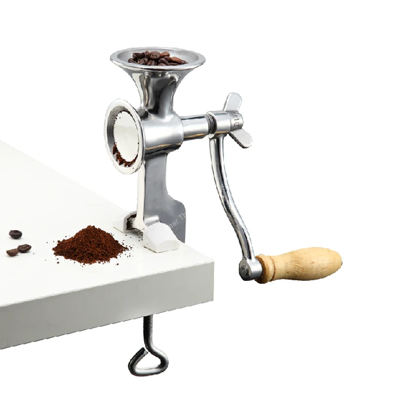 Manual 304 stainless steel grinder Household hand grinder Coffee bean grinder Whole grains mill Pepper powder