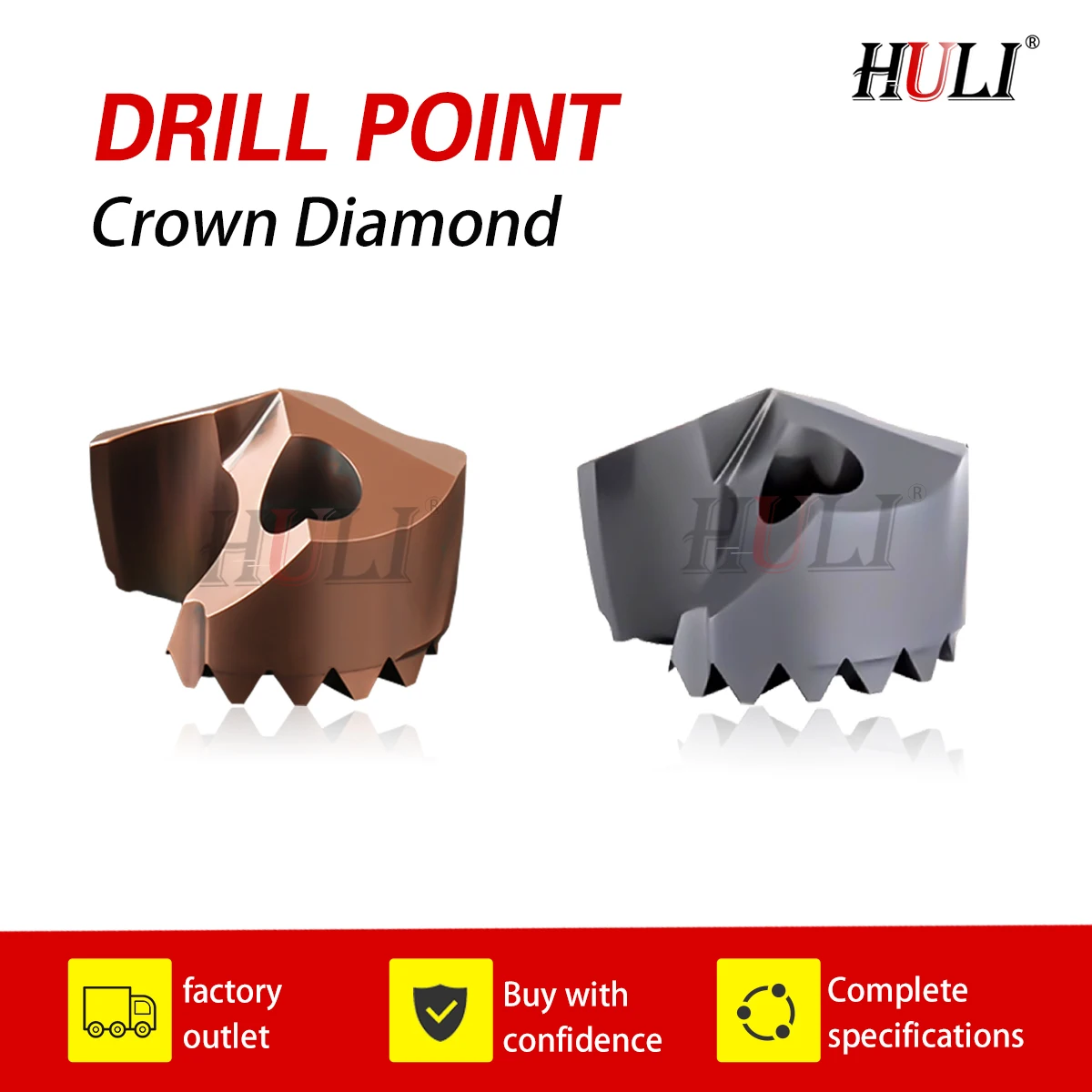 

Crown Diamond Violent Drill Bit Extended Internal Cold Gun Drill Bit Stainless Steel Blade Teeth Drill Flower Diameter 10.0-25.8