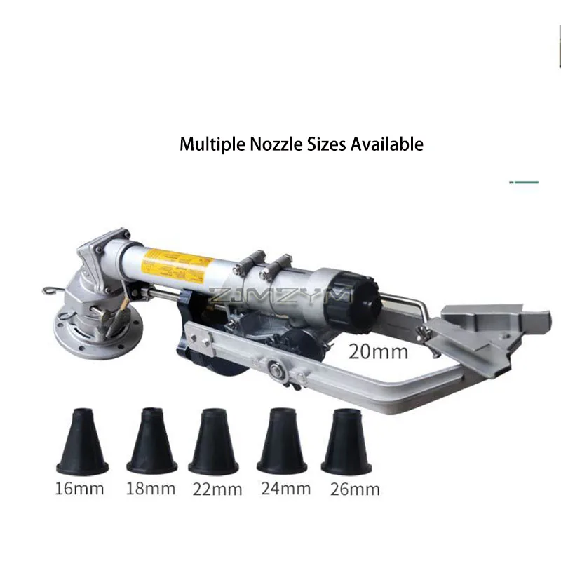 Vertical Rocker Arm Rain Gun Sprinkler Super Long Range Flange Mount Irrigation Sprayer Adjustable Sprinkler