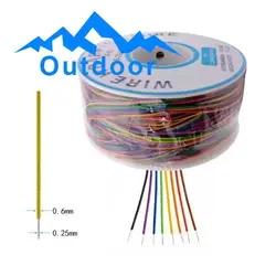 Circuit Board PCB Aviation Wire Flying Wire Jumper Wire Colored Insulation 30AWG Cable Line 8-color Mixed Total Length 250M