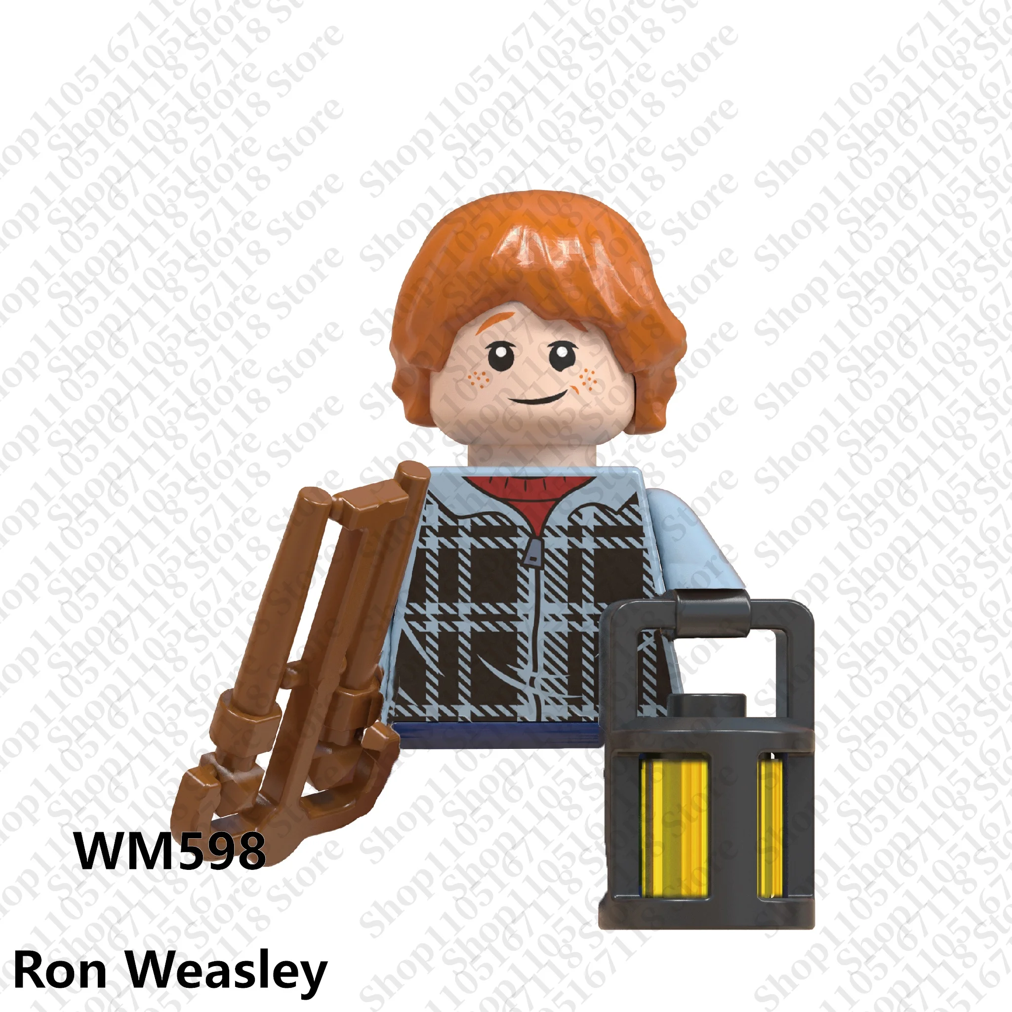 Harry Potter montagem infantil brinquedos de tijolo 3D filme de ficção científica Dobby Hermione bloco de construção presentes de festa de aniversário