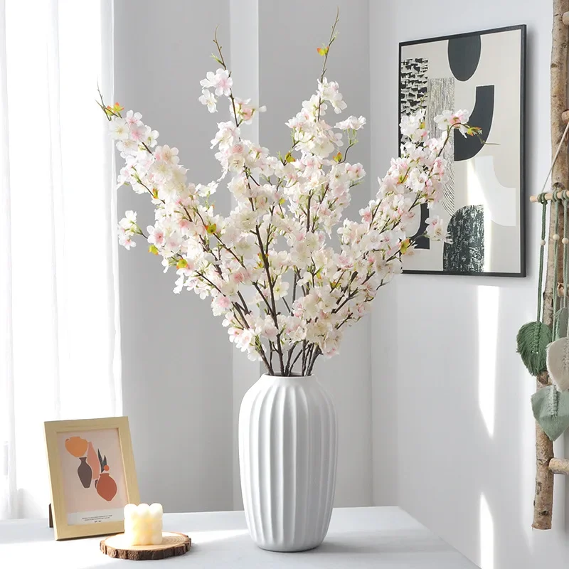

107 см искусственный вишневый дизайн, фоновое украшение, ветки вишневого цвета, свадебное украшение, арка, руководство, цветок