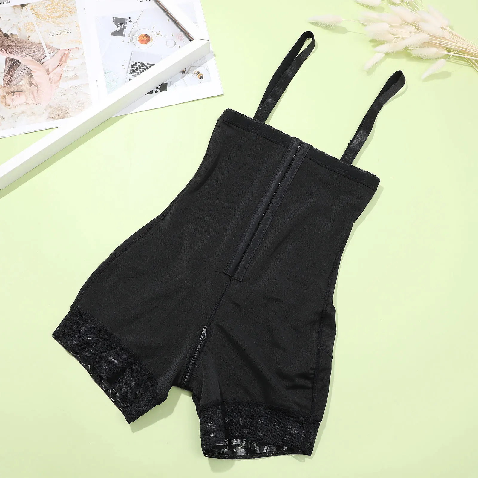 

Body Shaper Tummy Control Bodysuit Women'S Slimming Romper Breathable Shaping Underwear For Waist Training