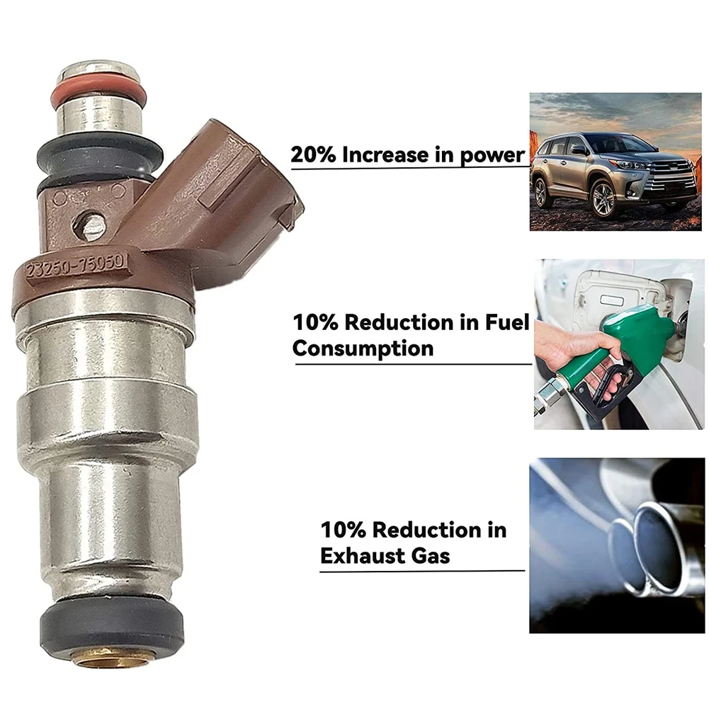

A13F-4Pcs New Fuel Injector Nozzle For TOYOTA 4Runner T100 Tacoma 2.7L-L4 PRADO HIACE RCH 3RZ-FE 2.7L 23209-79095 23250-75050
