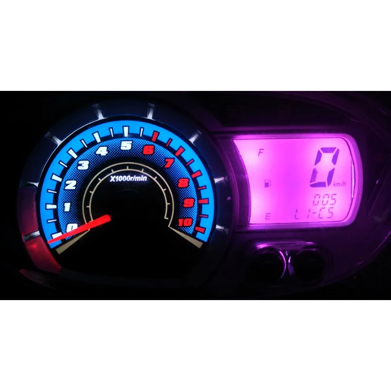 Motorcycle LCD Digital Speedometer Odometer Backlight Motorcycle Odometer Suit For GY6 Yamaha For Honda Speed Sensor