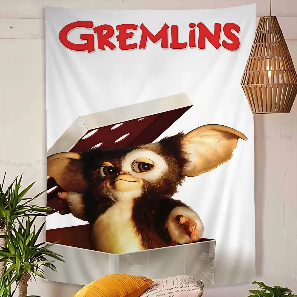 Gremlins Movie Hanging Bohemian Tapestry Hanging Tarot Hippie Wall Rugs Dorm Japanese Tapestry