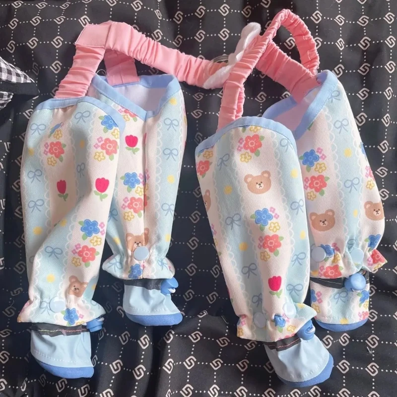 

Pet Strolling Going Out Dust-proof Four Legged Pants Summer Dog Jumpsuit Shoes Lightweight Leg Protection Pants Small Clothes