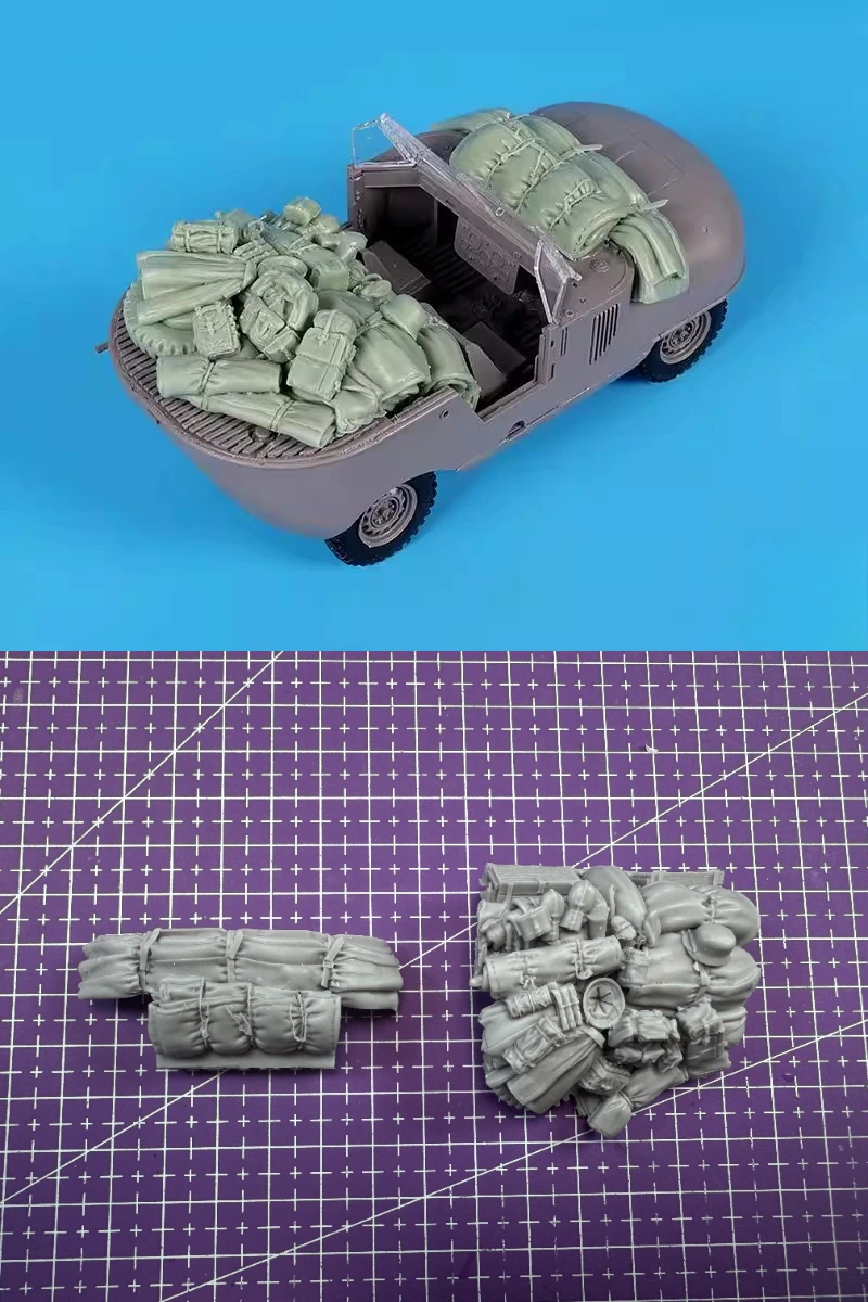1:35 Casting Resin Model Assembly Kit, GK， Trailer Pile Up Modification Parts, Unpainted