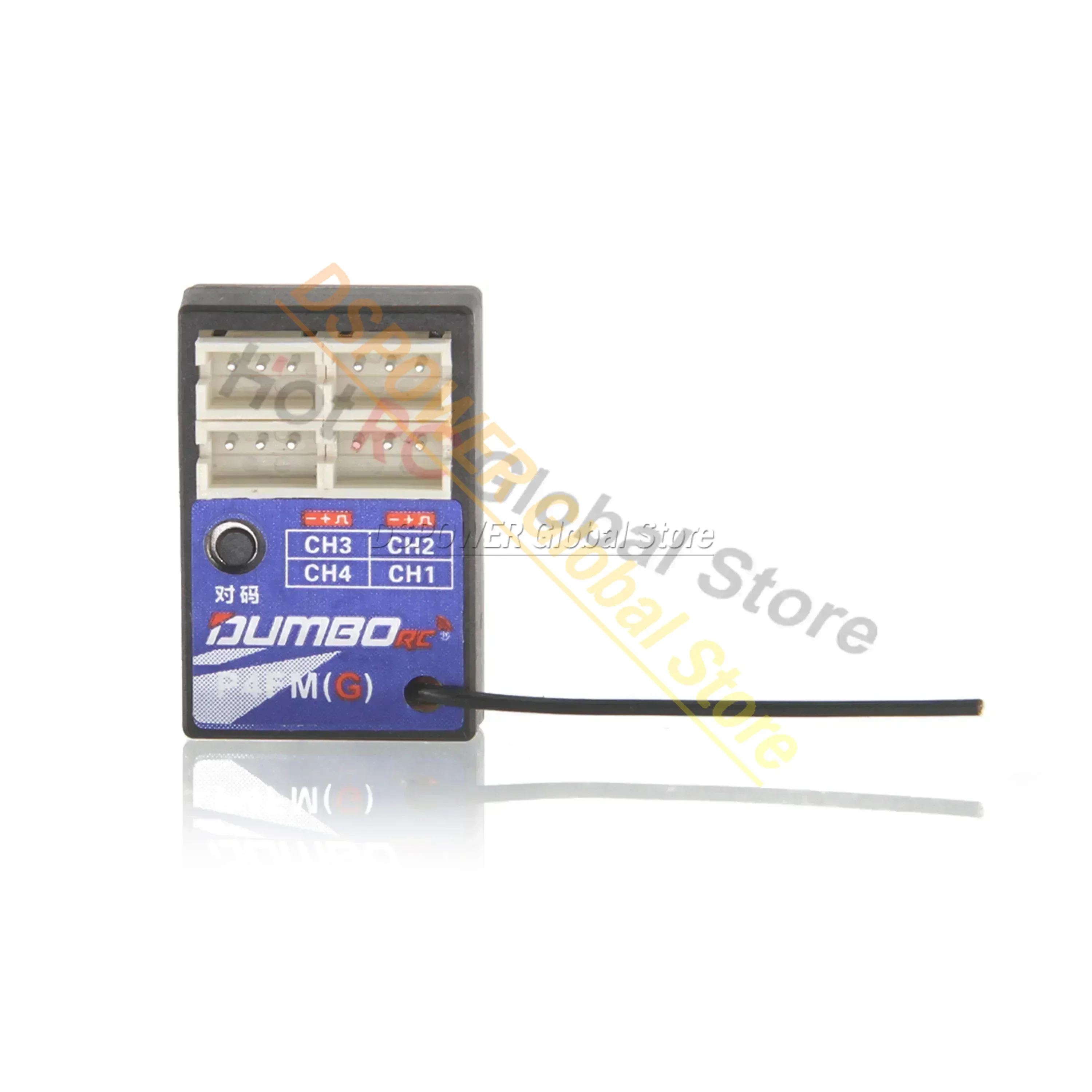 DUMBORC P6DC P10FG P4FMG P6FG MINI Empfänger 4CH 6CH 10CH 10 Kanal Gyro 4,8-10 V Spannung Rückkehr für X4 X6 DDF-350 RC Auto Boot