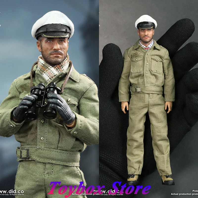 In Stock DID XD80026 1/12 Palm Hero Captain Heinrich Lehmann Movable Man Action Figure Handsome Military 6