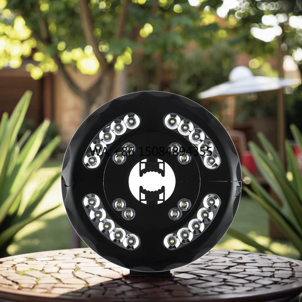 Patio Led Light Waterproof Adjustable Control Energy Durable Modern Stylish Hotel Use Easy Install Umbrella Light