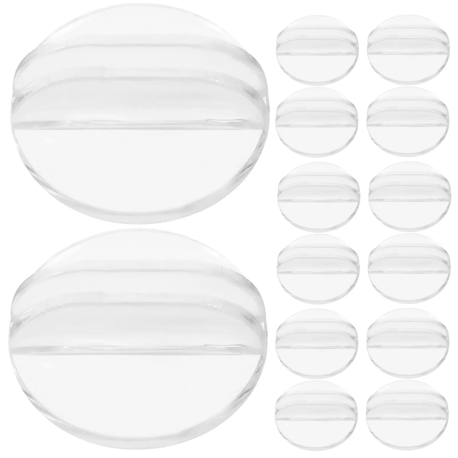 50Pcs Game Card Stands Plastic Sturdy Round Base Clips for Table Cards Display Wedding Seating Number Memo Place Card Holders