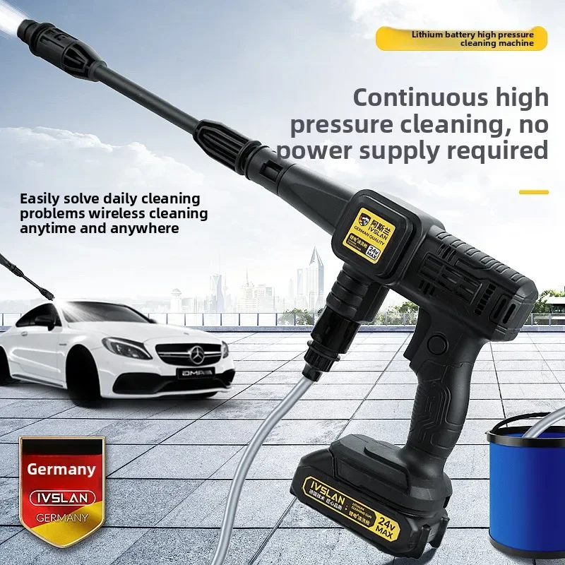 110V/220V Powerful Water Gun High Pressure Washer for Car and Floor Cleaning Ideal for Home Use QCA