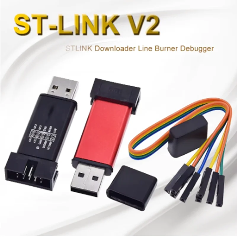 1PCS ST LINK Stlink ST-Link V2 Mini STM8 STM32 Simulator Download Programmer Programming With Cover A41 for arduino