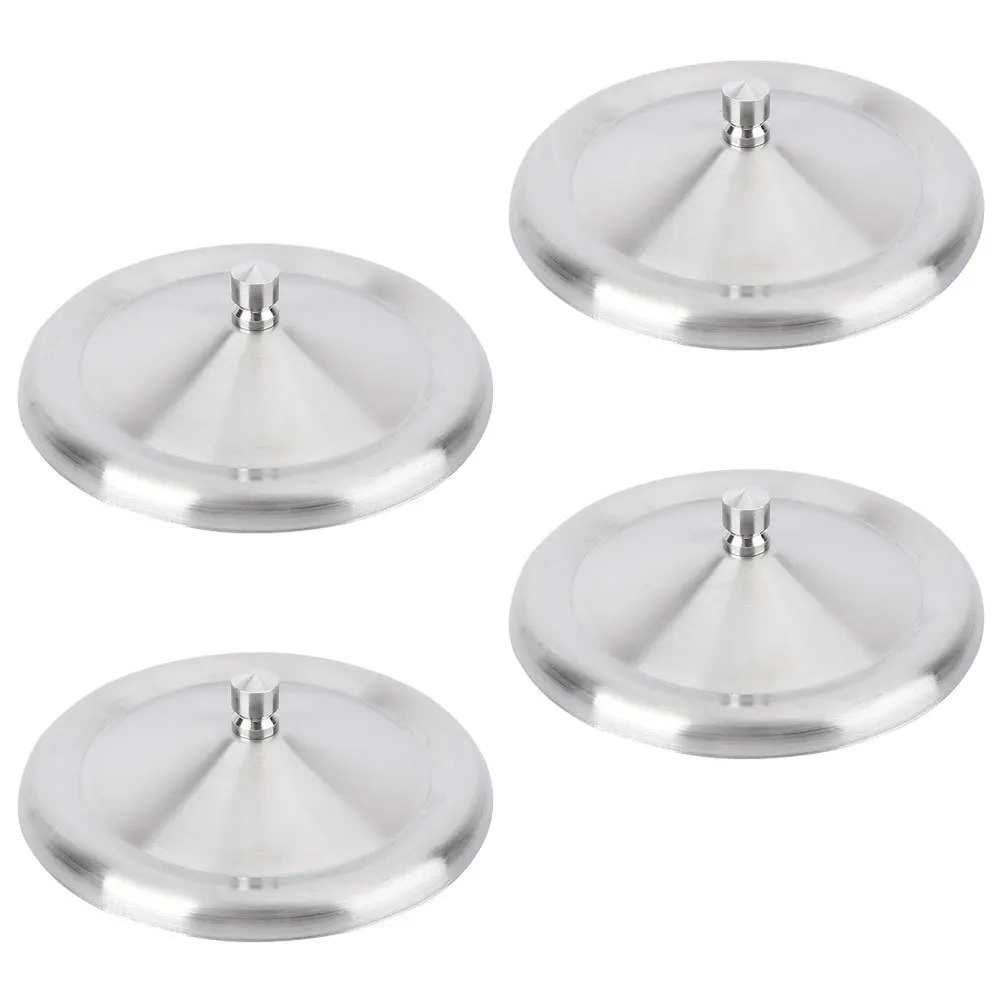 

4Pcs Round Metal Cup Lid Fine Craftsmanship Sealing Cover for Mugs Bottles Replacement Lid for Kitchen Office Cup Cover