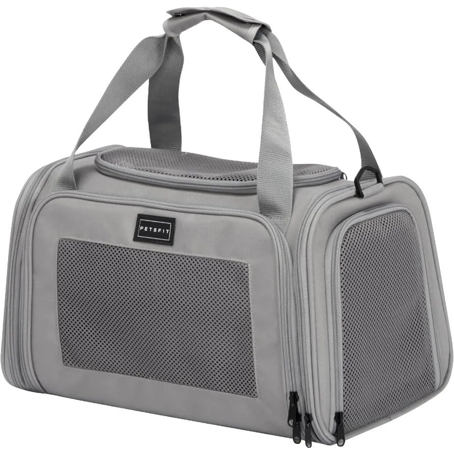 

Cat Carrier Airline Approved Soft Carrier for Small and Medium Cats Under 12 Lbs Soft Cat Travel Bag Kitten Carrier with Extend