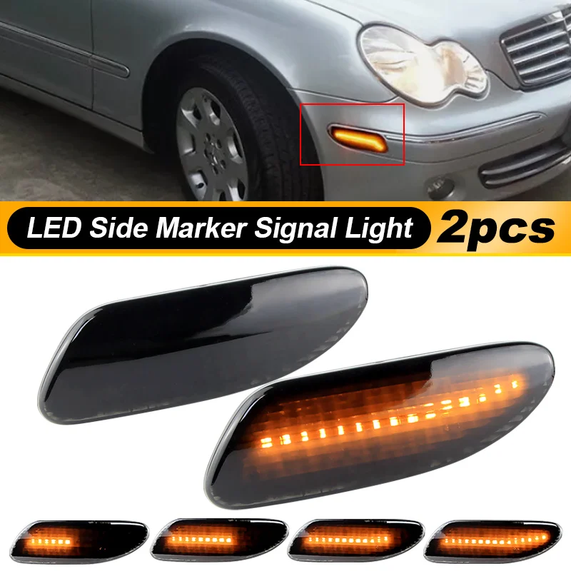 

LED Side Marker Light For Mercedes Benz C230 2002 2003 2004 2005 2006 2007 For Mercedes Benz C32 AMG 2002 2003 2004