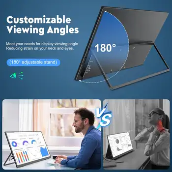 PERFECT 21,5” dotykový přenosný monitor s obnovovací frekvencí 120 Hz, velký herní displej s externím HDMI typu C pro notebooky, telefony, počítače 10 nejlepší prodej OLED displej pro Galaxy S10 Plus - №7