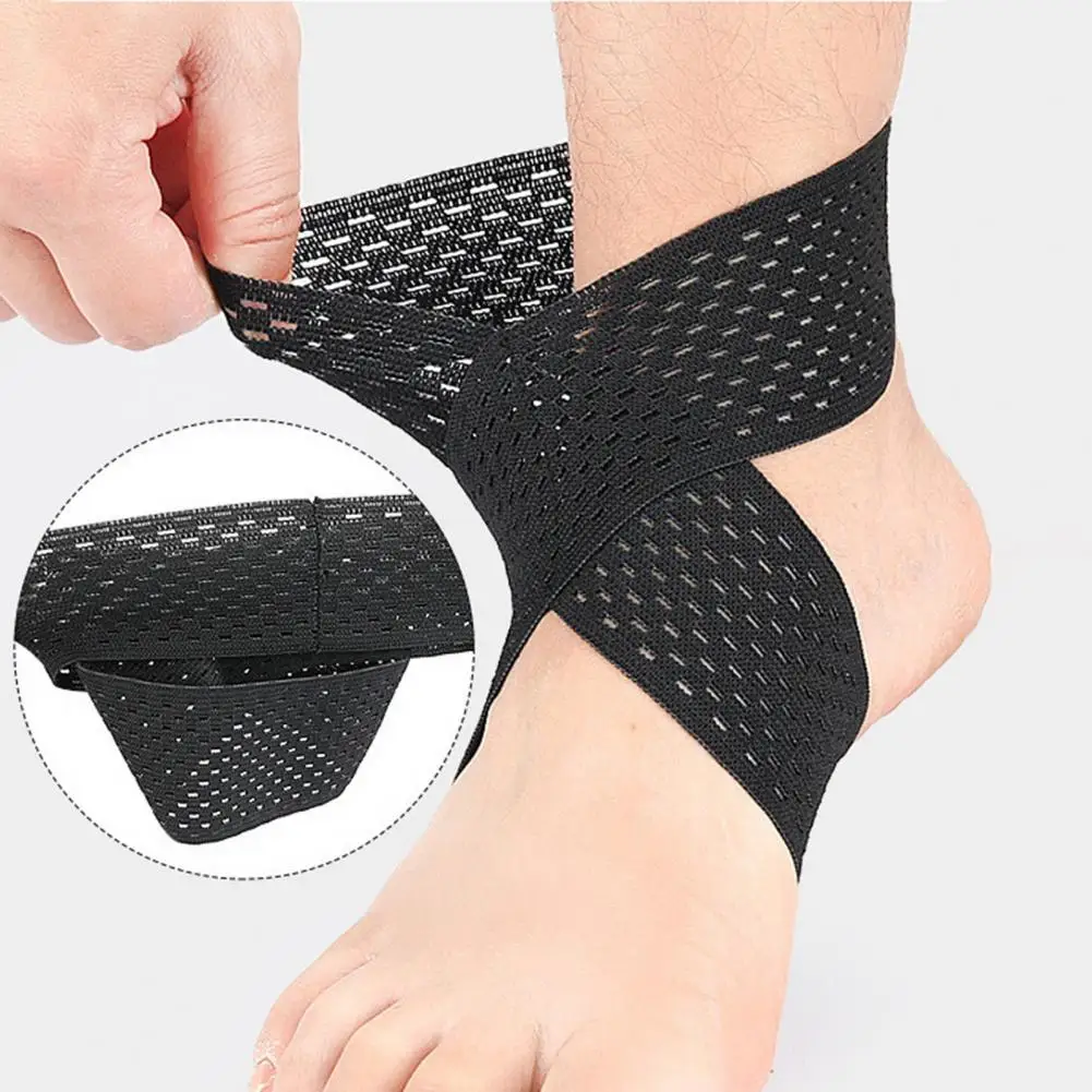 Elastic Tension Ankle Sleeve Adjustable Arch Support Achilles Tendonitis Plantar Fasciitis Relief Compression Ankle Wrap