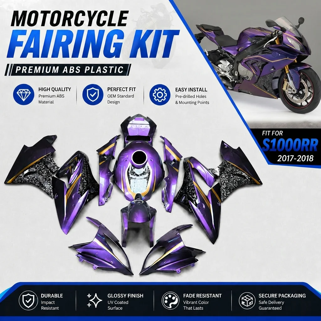 

For BMW S1000 RR 2017 2018 S1000RR 17 18 OEM Fit Motorcycle Fairings Injection Mold Superbike Style Aftermarket BodyKit