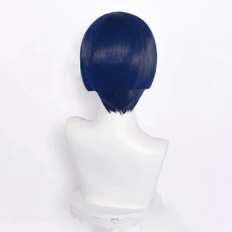A Litter Of Bears Genshin Impact Scaramouche Blue Wig Cosplay Anime Wigs Heat Resistant Synthetic Hallowee 2025 New