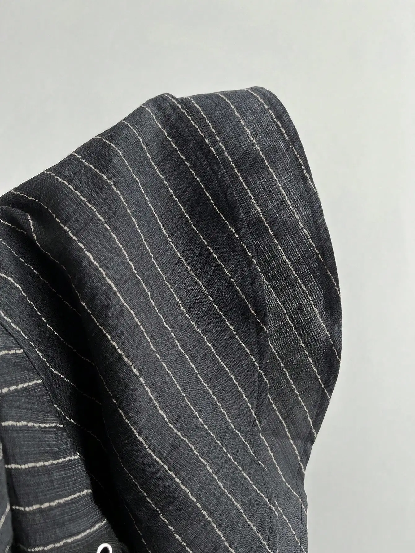 

Black Striped Halter Neck Lace-Up Mini Dress For Music Festivals Parties