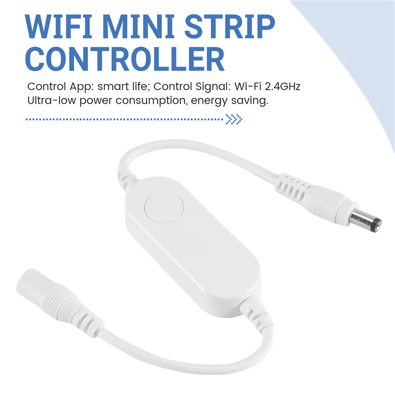 ABJY-DC 5v 12v 24v tuya rgb wifi controlador led para 5050 3528 2835 led luz de tira vida inteligente