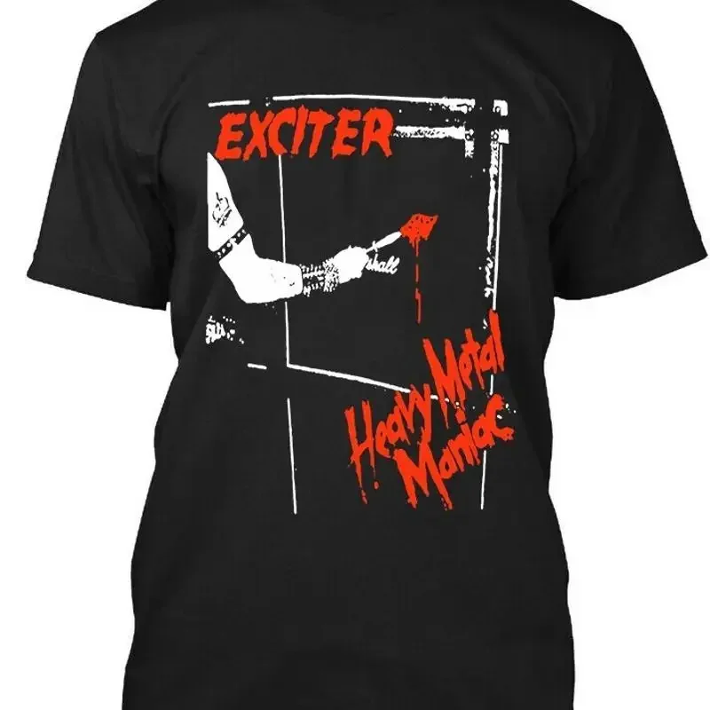 New Exciter Heavy Maniac Canadian Classic Vintage Logo T Shirt S 4XL
