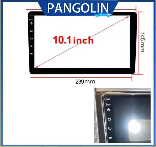 

10-дюймовый автомобильный радиоприемник стерео DVD сенсорный полный ЖК-экран для TEYES CC2 CC3 с гладким стеклянным дизайном и легким подключением Plug-And-Play