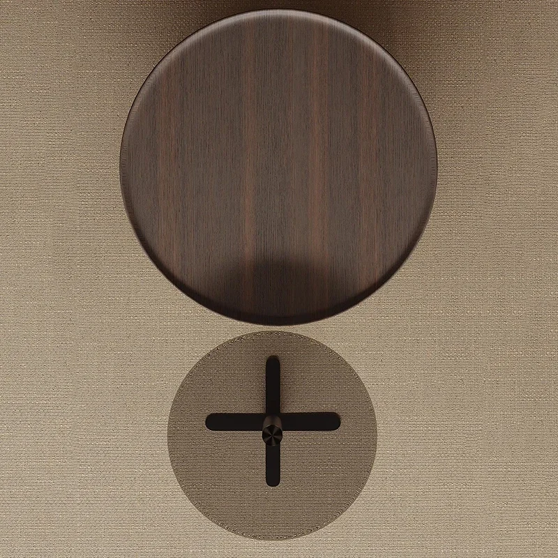 Round Designer Coffee Table Modern Wood Books Decoration Nordic Side Table Bedroom Aesthetic Mesa Auxiliar Living Room Furniture