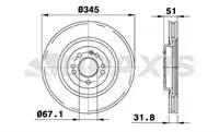 Store code: AD0975 for brake disc ON ML-CLASS W163 9805