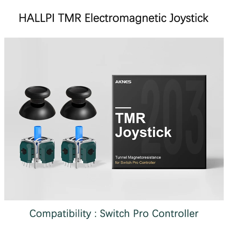 HALLPI × AKNES TMR Joystick für PS5 Xbox Series Controller Reparatur Anti-Drift Sticks für Switch Pro PS4 Spielzubehör