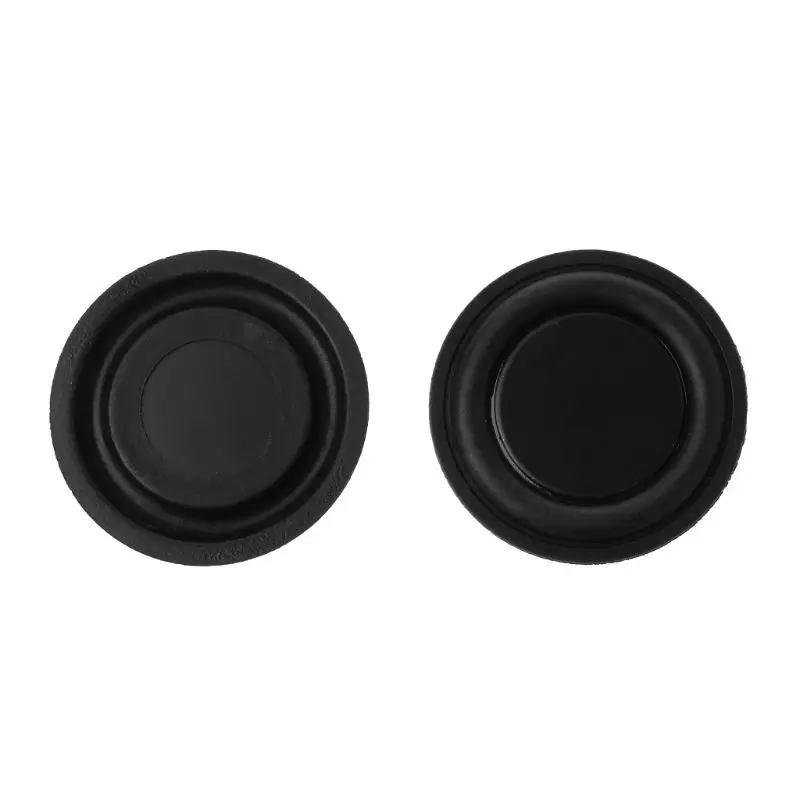 Black Speaker Diaphragm Rubber+iron Material Bass Radiator at High Decibel Level DropShipping