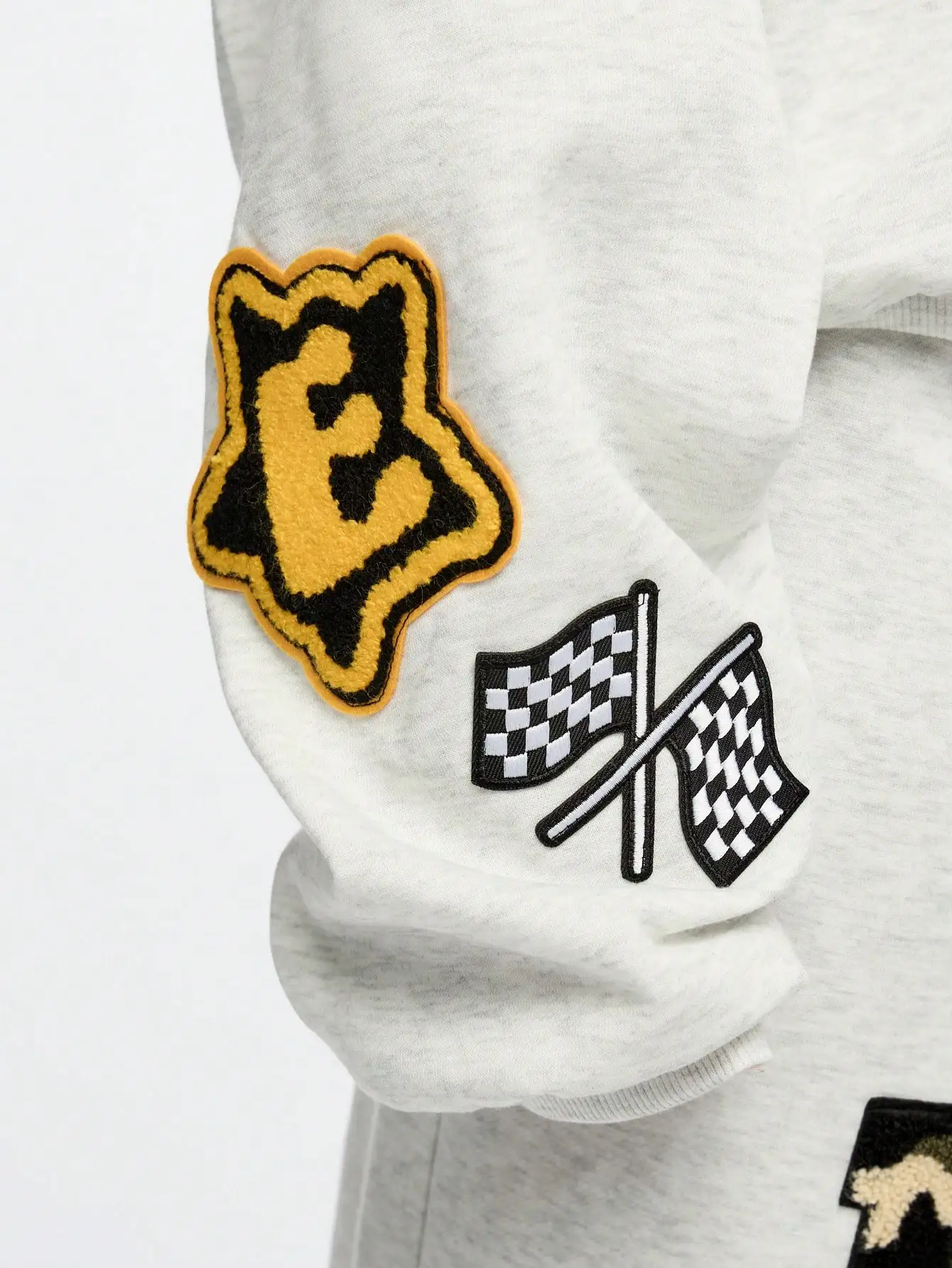 Sudadera con capucha y cremallera completa con parche universitario para mujer Y2K Streetwear con número 23, traje informal de otoño e invierno