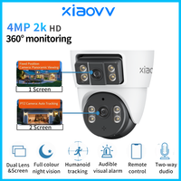 Xiaovv 12MP BQ3 WiFi House Security Camera CCTV With Dual Lens Dual Screen 360 Degree PTZ AI Humanoid Detection Motion Tracking